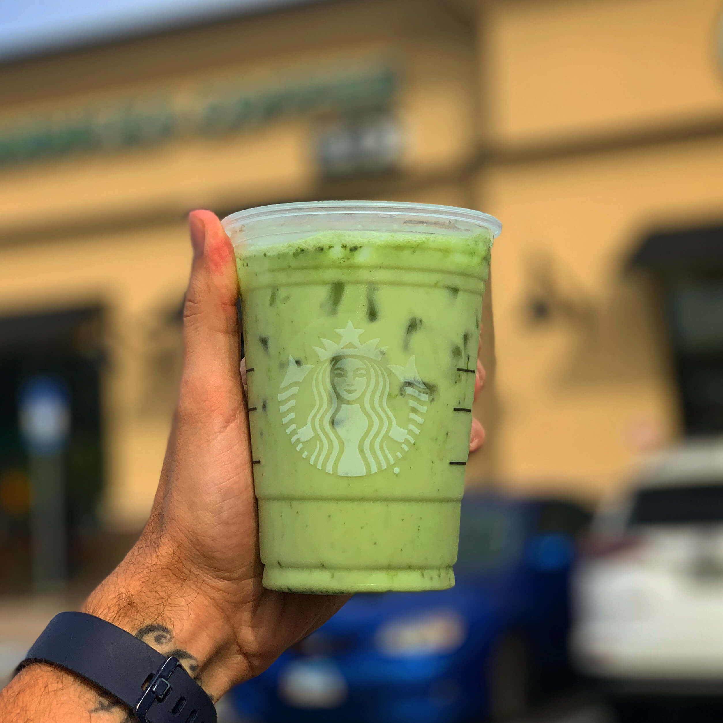 Piña Colada Matcha Latte Protein Shake